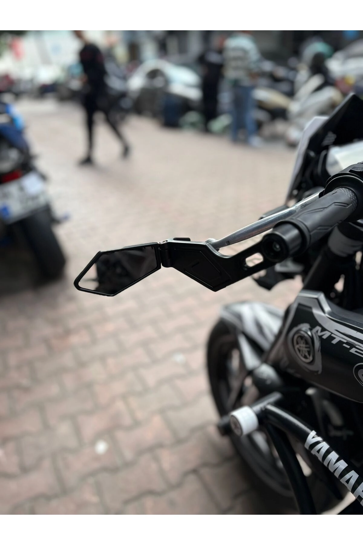 Motosiklet Üniversal Ayarlanabilir Gidon Aynası