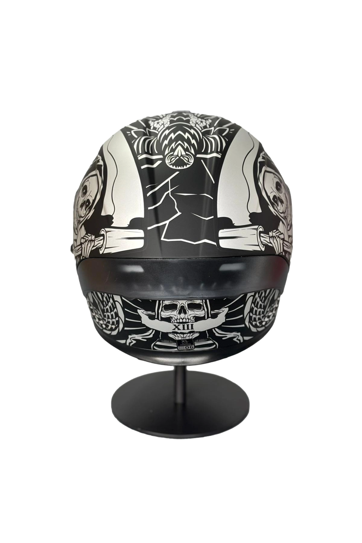 resimler/genel/Ws-602 Güneş Gözlüklü Full Face Kask (Åeffaf Vizörlü) MATT BLACK K7 (602)