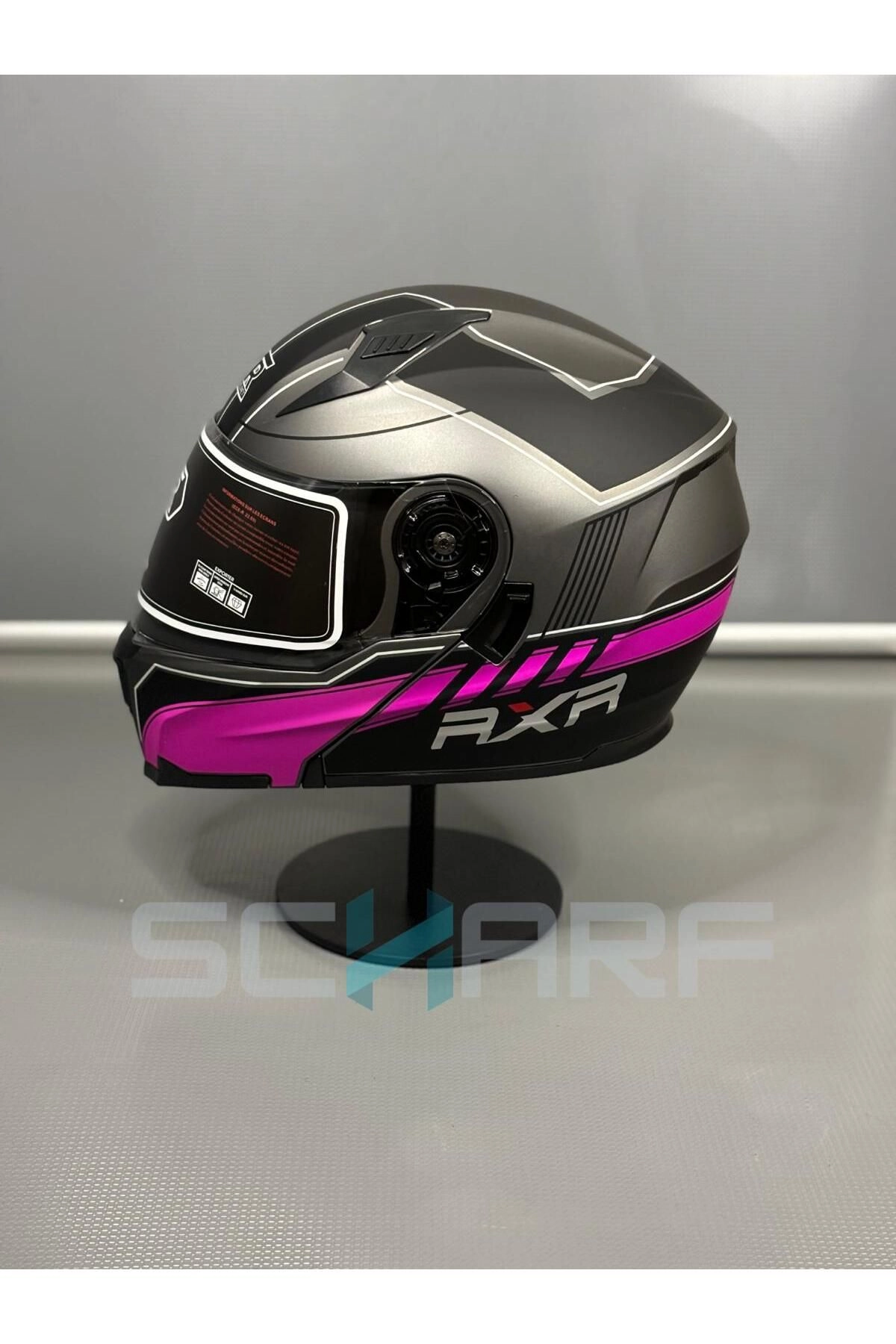 resimler/genel/RXR HELMETS JK-908 Güneş Vizörlü Çene Açılır Kask