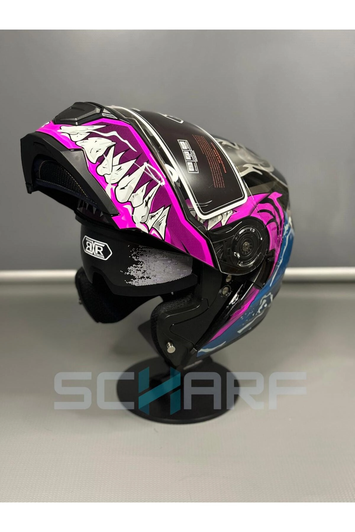 resimler/genel/HELMETS JK-908 Güneş Vizörlü Çene Açılır Kask