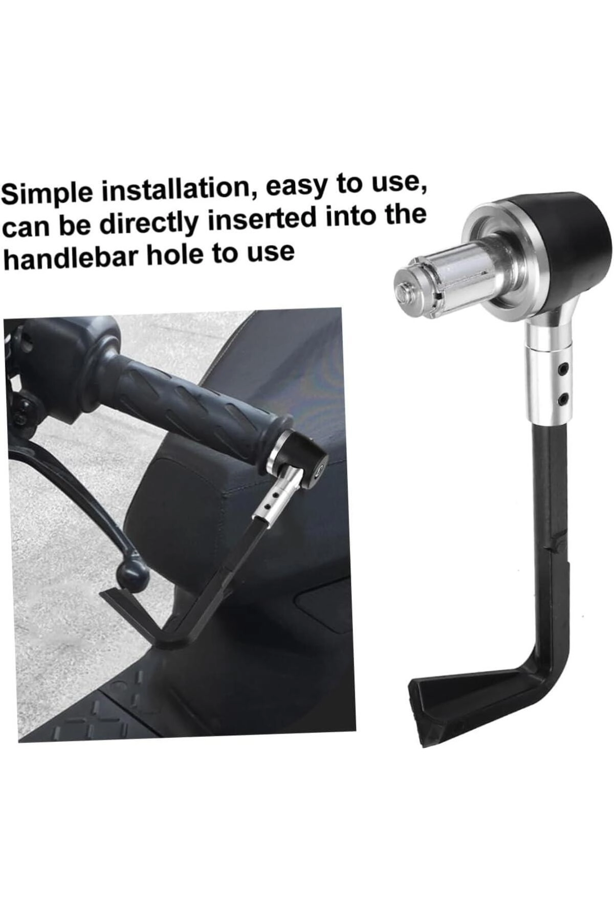 resimler/genel/TEX T0038 Motosiklet Bisiklet Scooter Gidon Elcik Manet Koruma Universal Alüminyum Krom