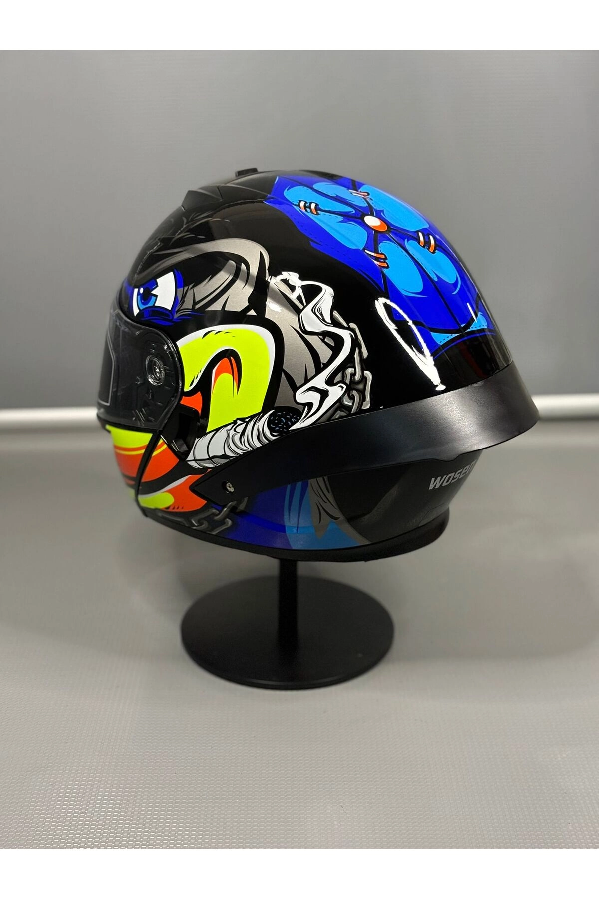 resimler/genel/Ws-202 Güneş Vizörlü Çene Açılır Kask (ÅEFFAF VİZÖRLÜ) B1