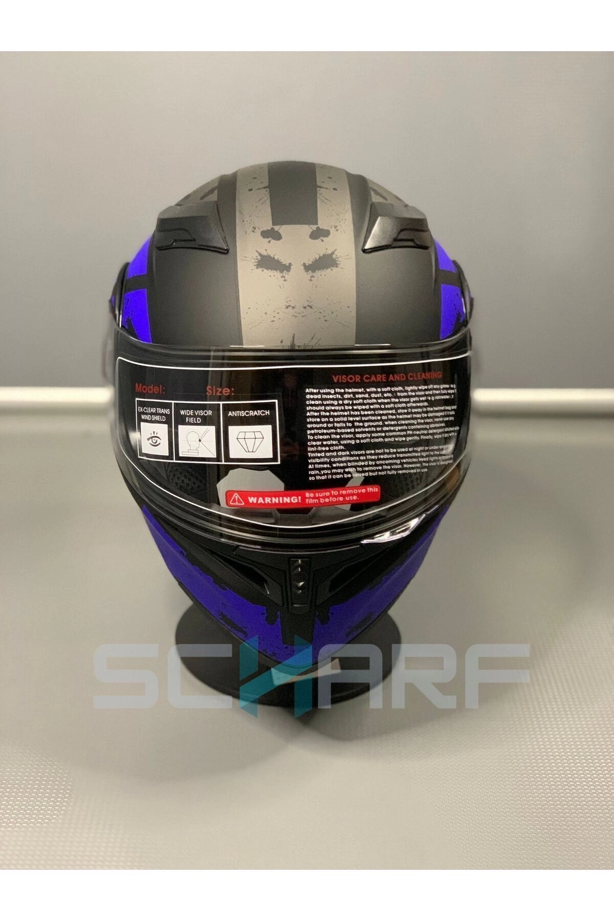 resimler/genel/Motopoint JK-902 Güneş Vizörlü Çene Açılır Kask