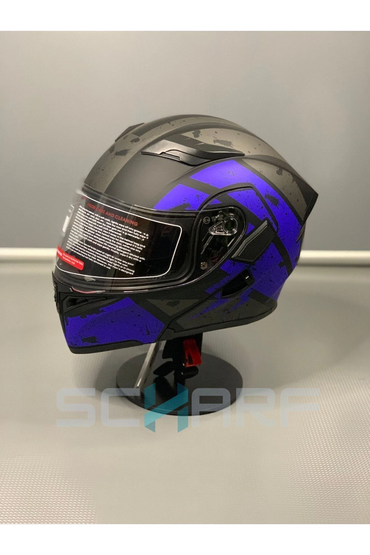 resimler/genel/Motopoint JK-902 Güneş Vizörlü Çene Açılır Kask