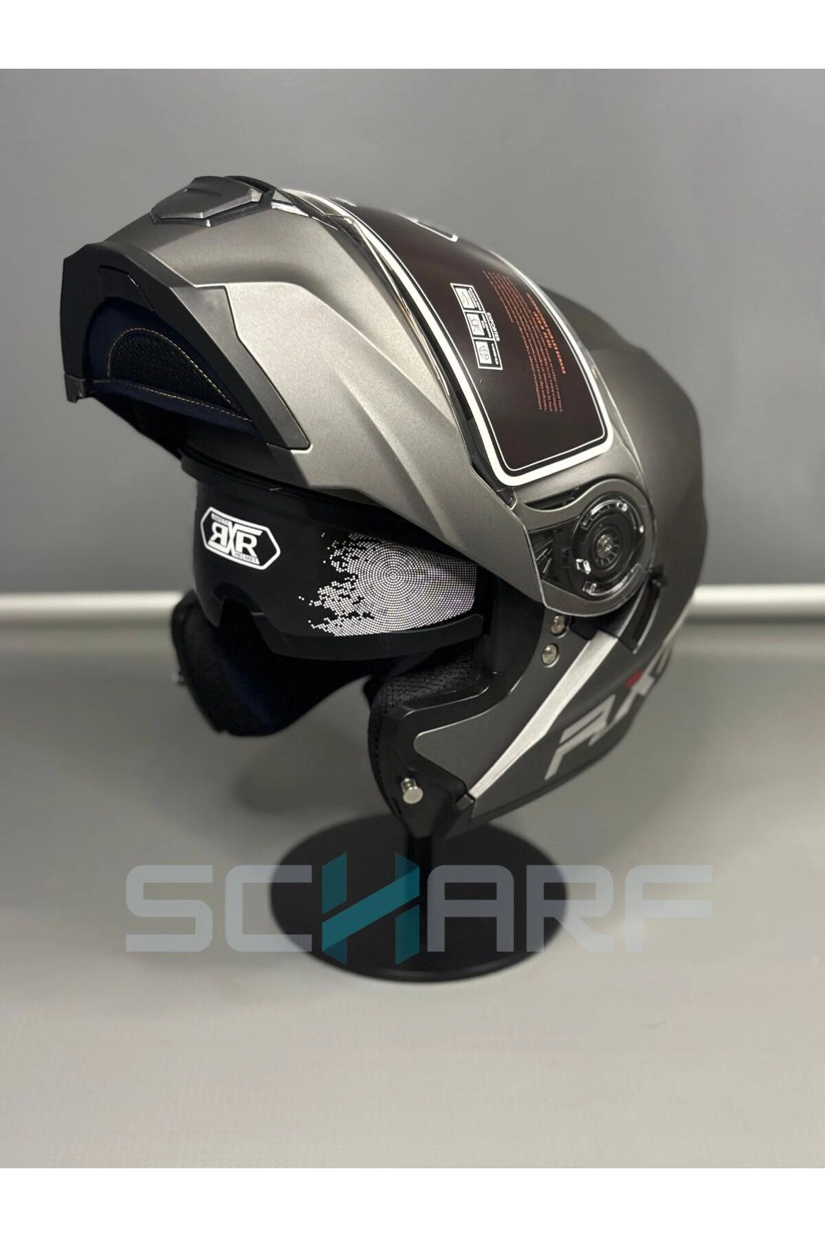 resimler/genel/RXR HELMETS JK-908 Güneş Vizörlü Çene Açılır Kask