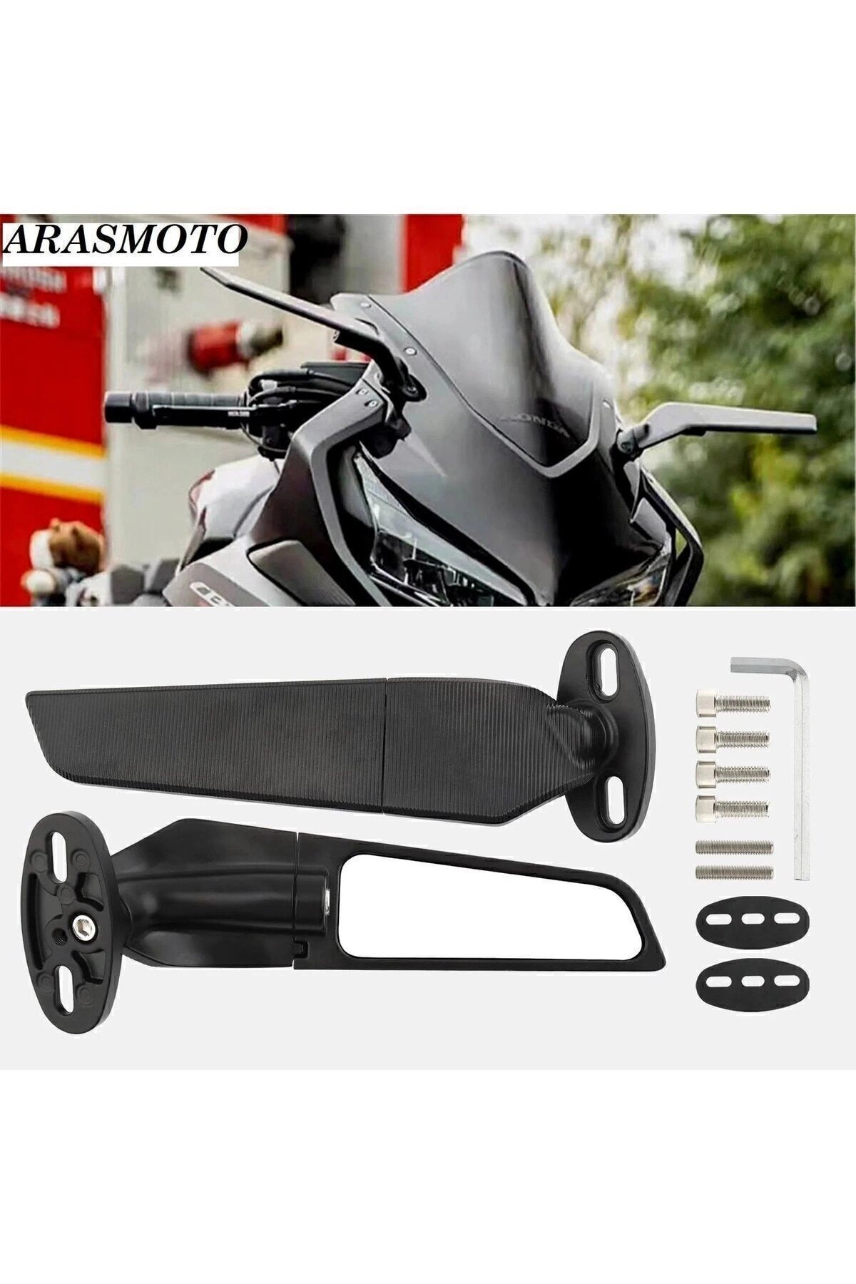 resimler/genel/Motosiklet Kanat Dikiz Ayna Cfmoto Sr 250 Pulsar Rs 200 Uyumlu _supermto