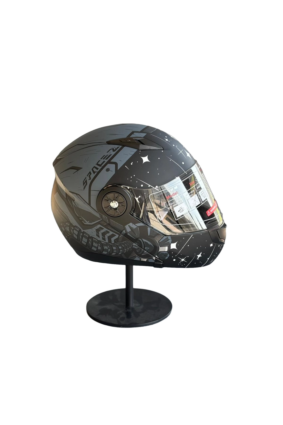 resimler/genel/115 Güneş Vizörlü Çene Açılır Kask Z2 GREY