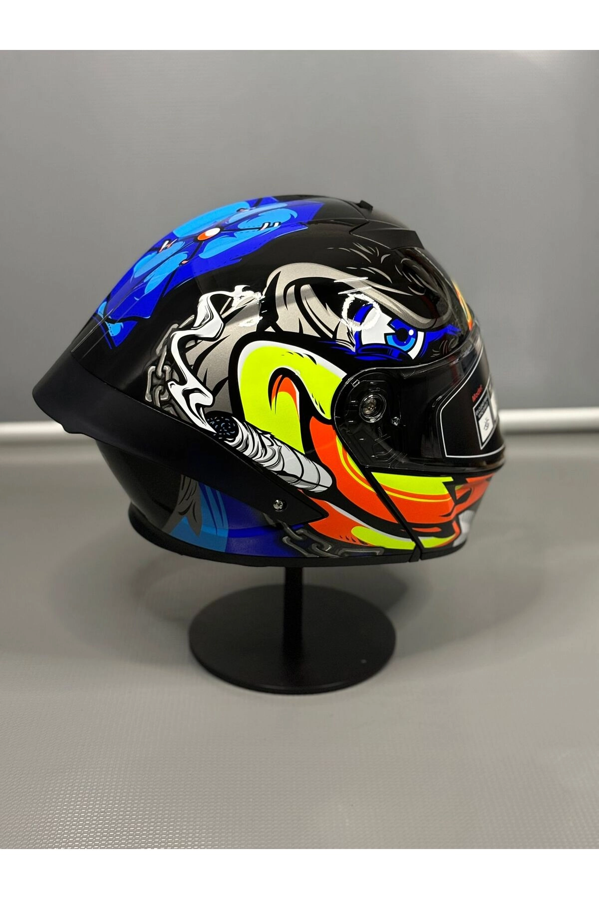 resimler/genel/Ws-202 Güneş Vizörlü Çene Açılır Kask (ÅEFFAF VİZÖRLÜ) B1