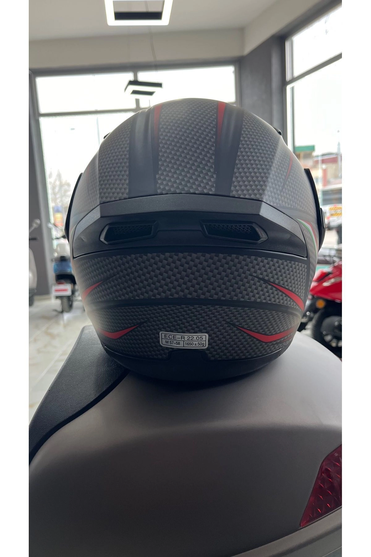 resimler/genel/Jk 902 Mat Siyah-orange Güneş Vizörlü Çene Açılır Kask