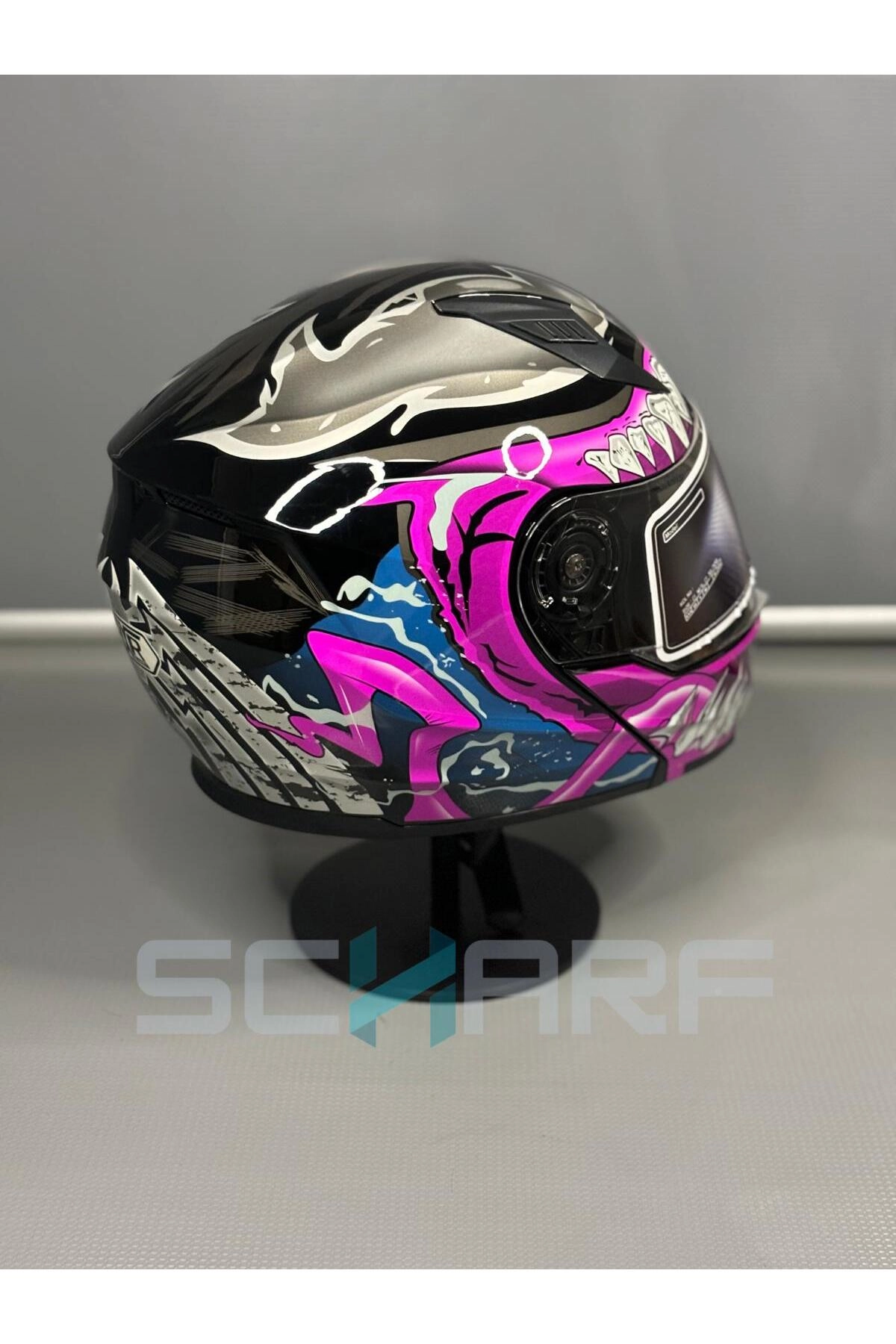 resimler/genel/HELMETS JK-908 Güneş Vizörlü Çene Açılır Kask