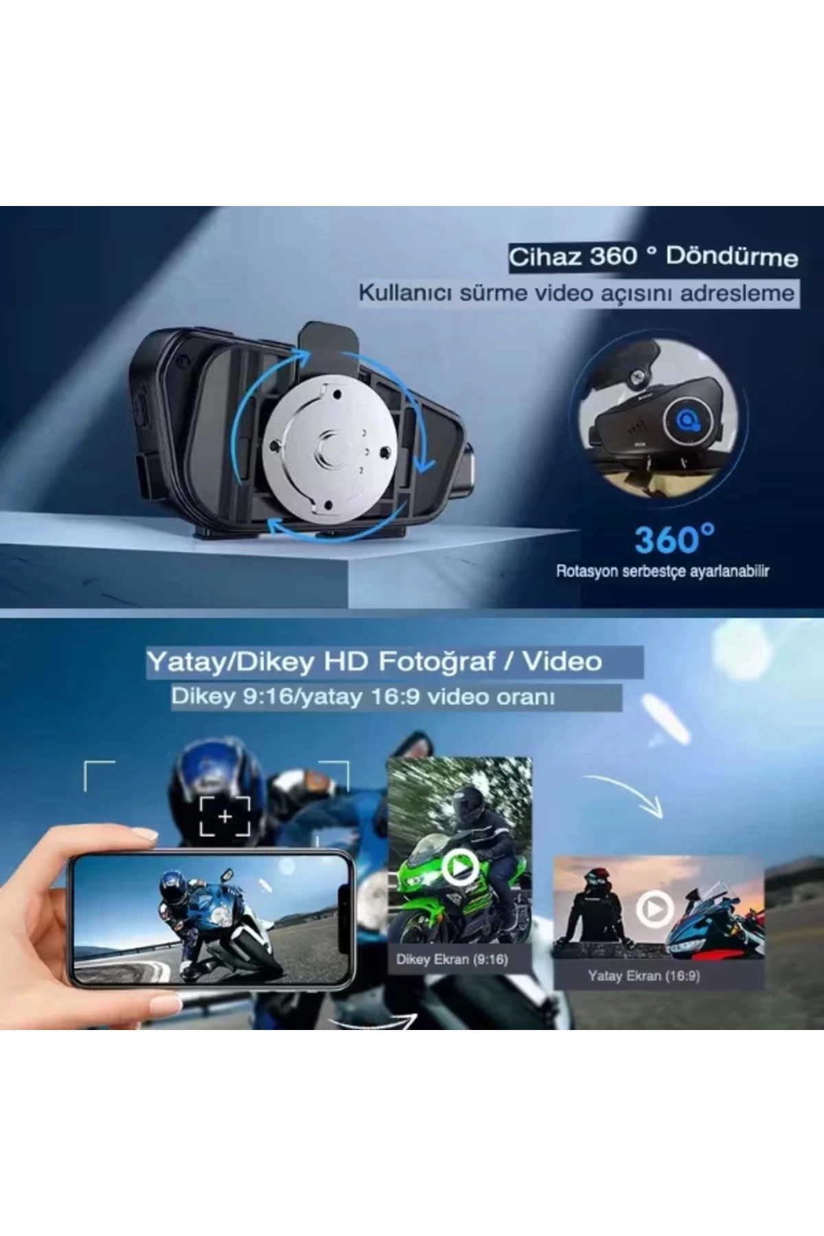 resimler/genel/Q28 Kameralı Motosiklet Kask Kulaklığı