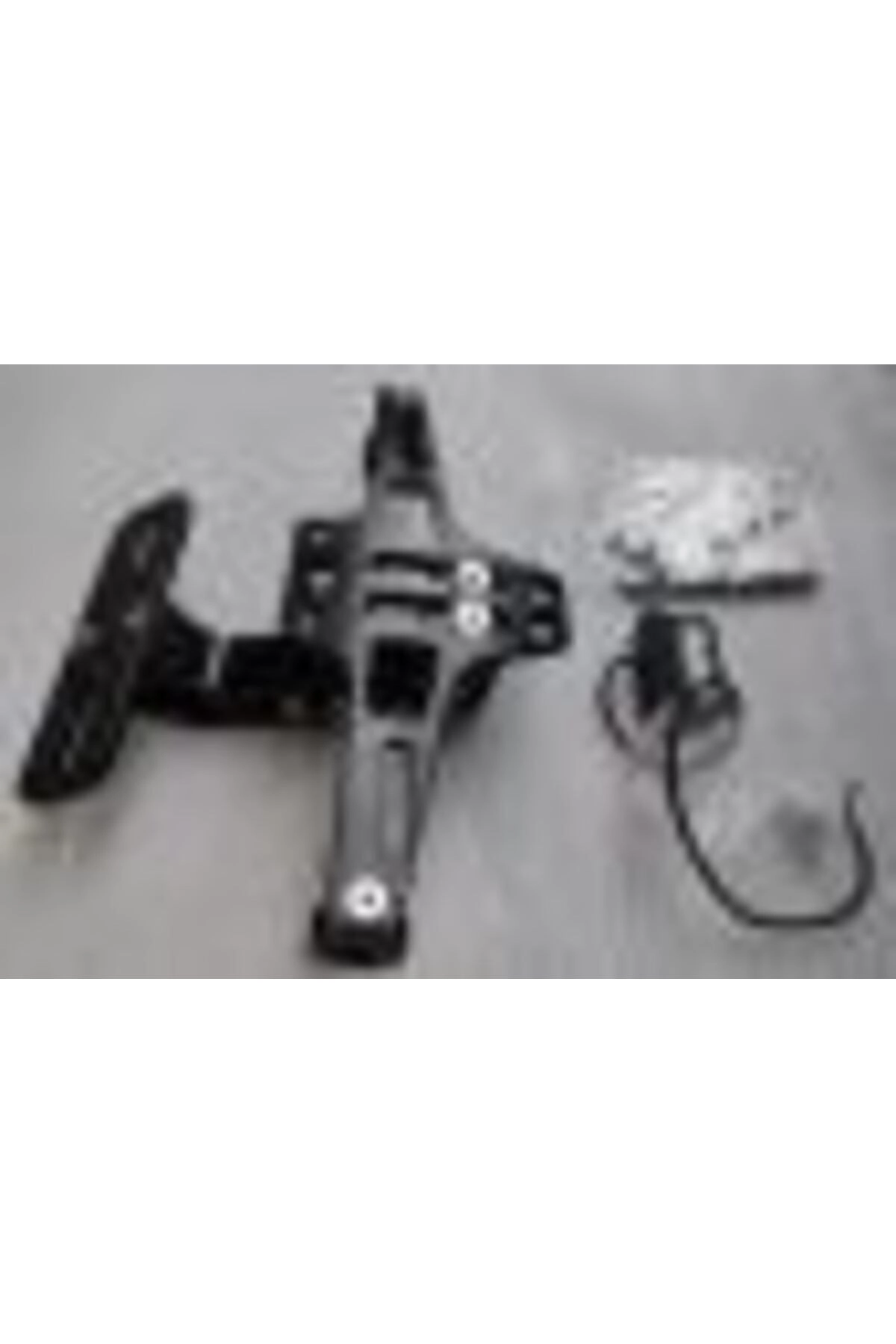 resimler/genel/Katlanabilir Arka Plakalık - Led Işıklı - Cnc Metal - Parlak Renkler - Sıyah