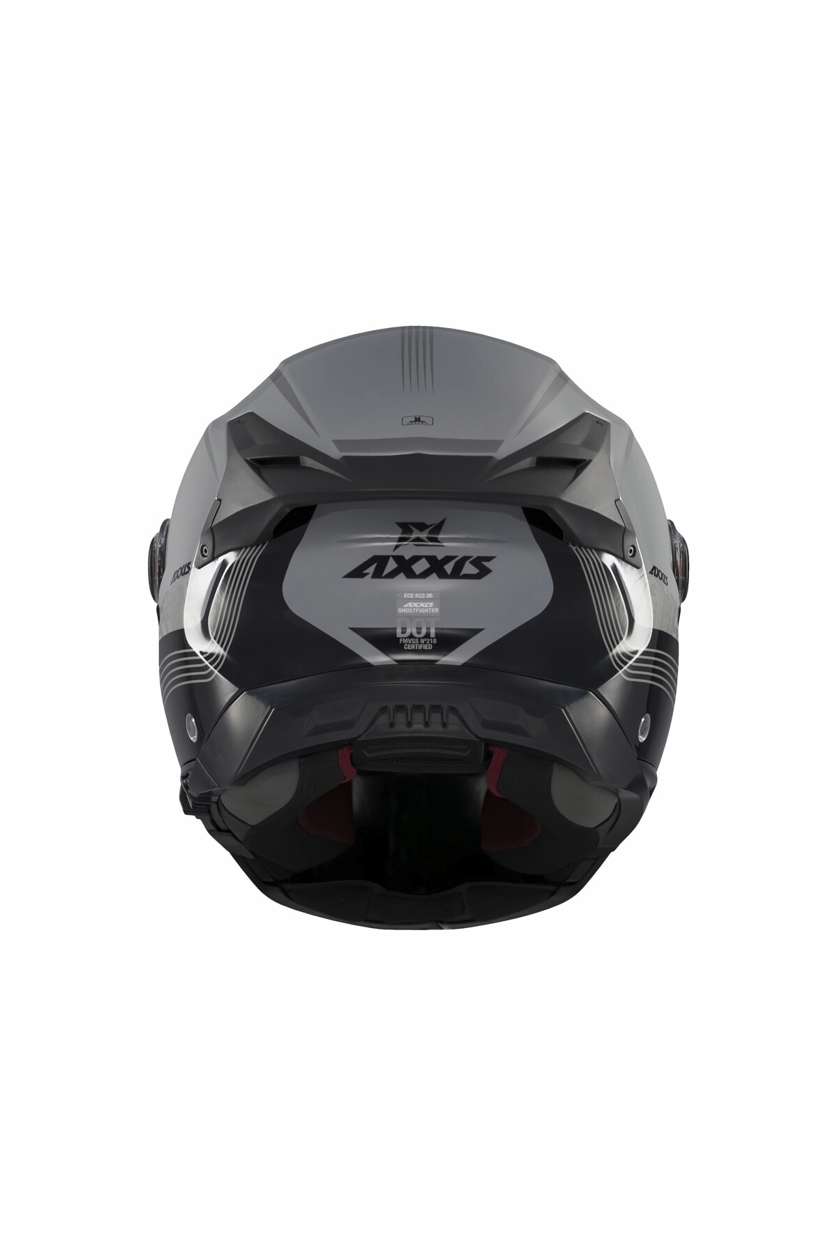 Ghostfighter SV Bitone C2 Gri Motosiklet Çene Açılır Kask