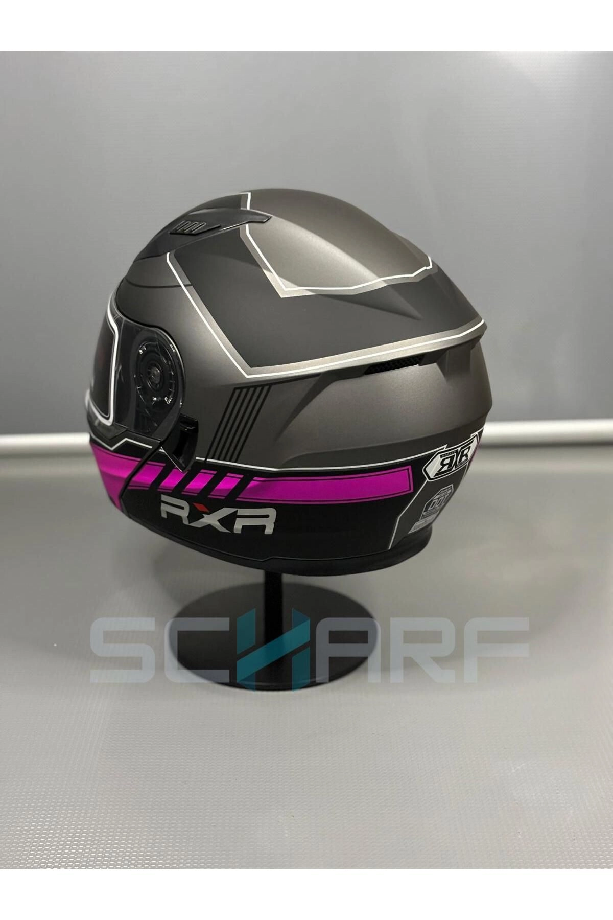 resimler/genel/RXR HELMETS JK-908 Güneş Vizörlü Çene Açılır Kask