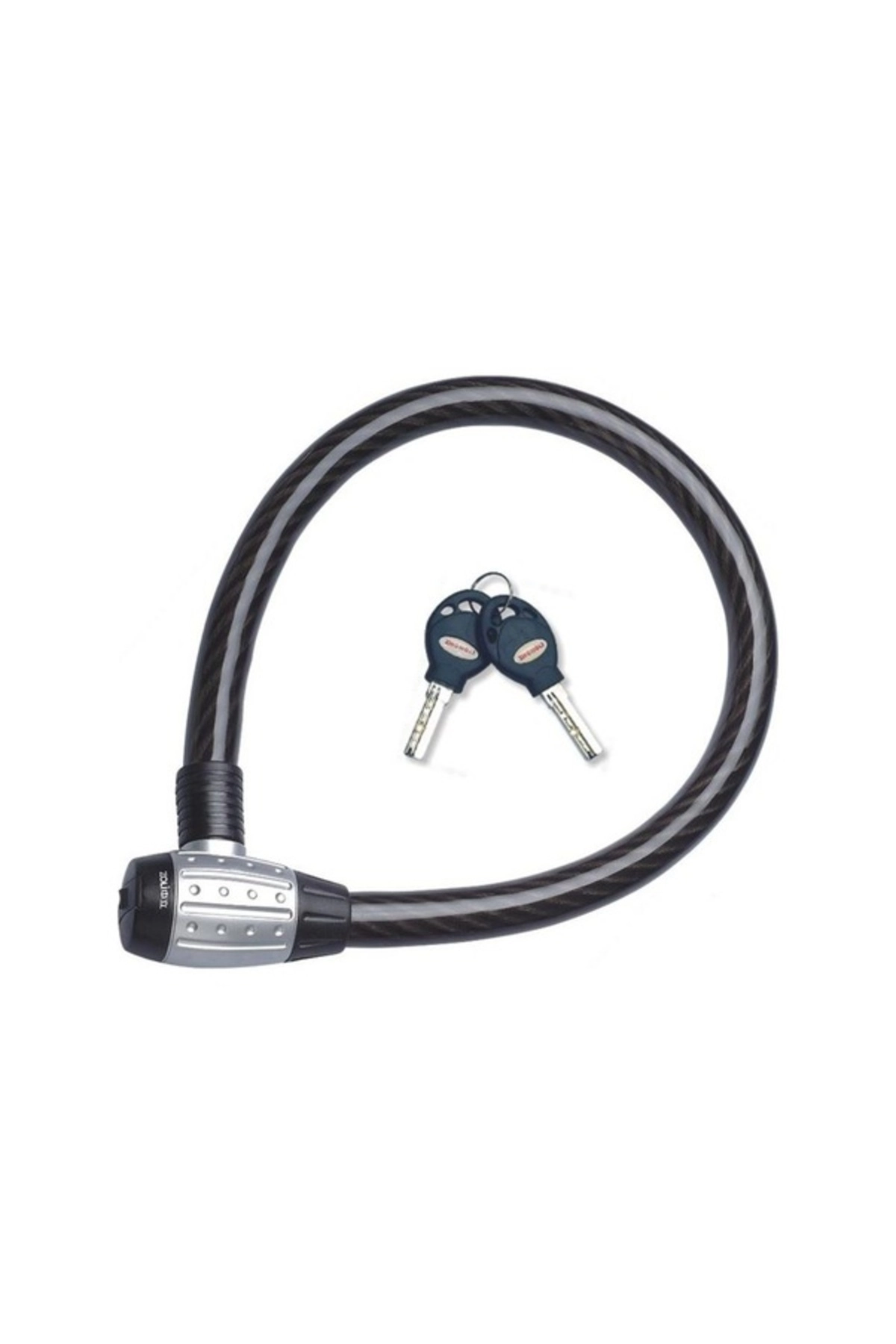 Zoli 25 mm Halat Zincir Kilit - 1.5 m Kesilmez Çelik Motosiklet Kilidi, Dayanıklı ve Güvenli