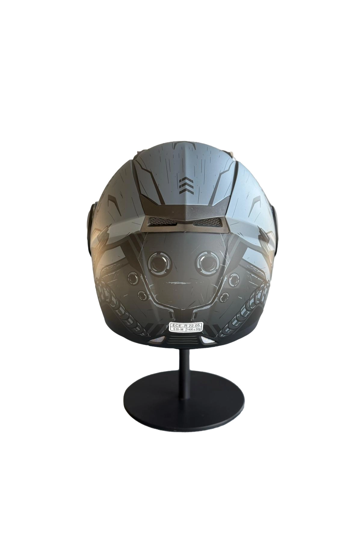 resimler/genel/115 Güneş Vizörlü Çene Açılır Kask Z2 GREY