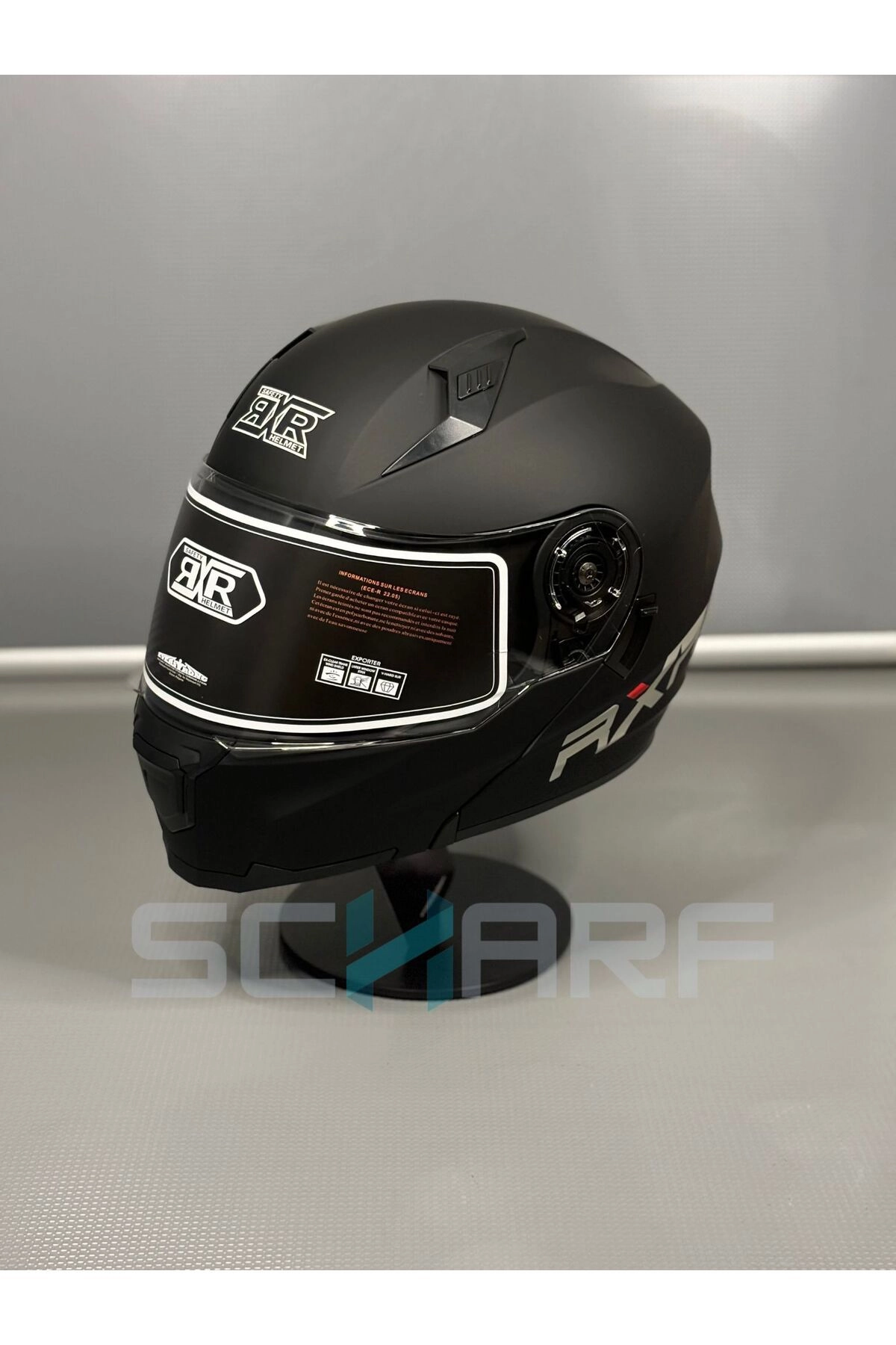 resimler/genel/RXR HELMETS JK-908 Güneş Vizörlü Çene Açılır Kask