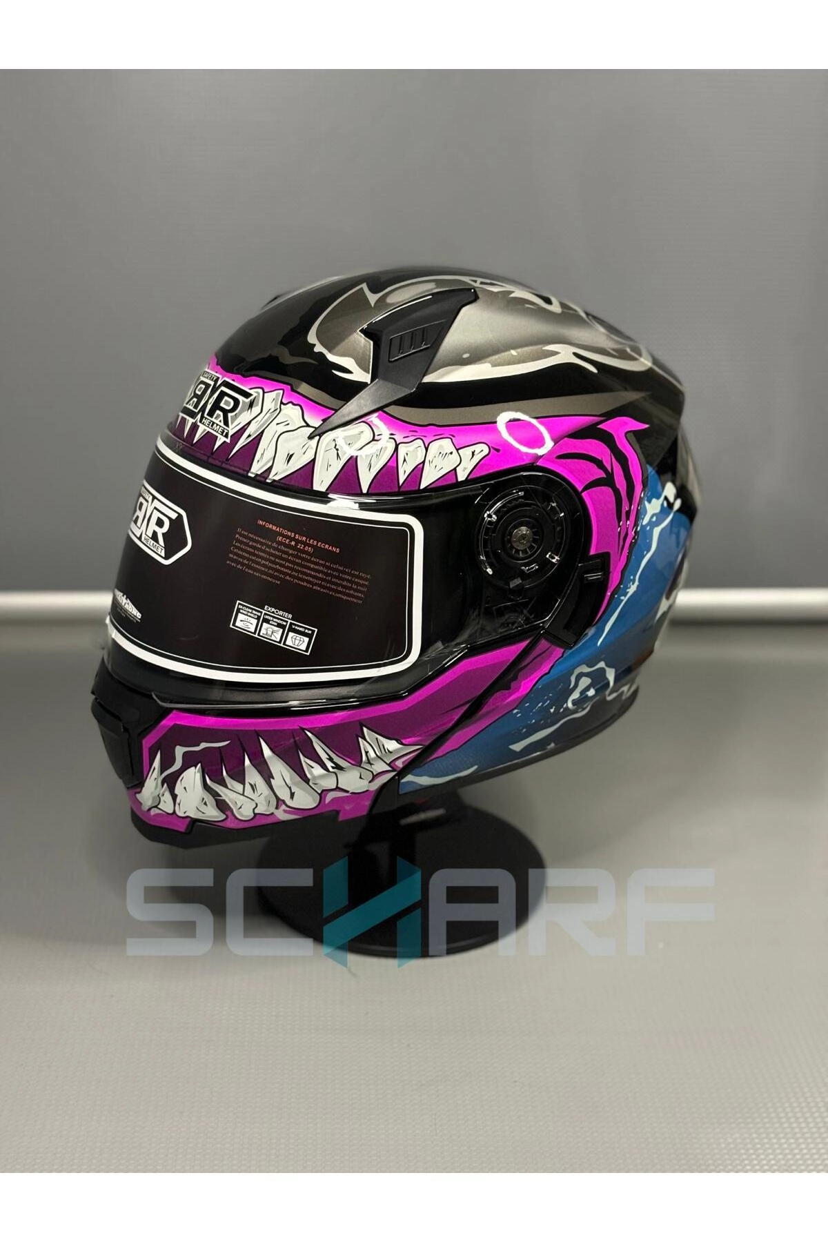 resimler/genel/HELMETS JK-908 Güneş Vizörlü Çene Açılır Kask