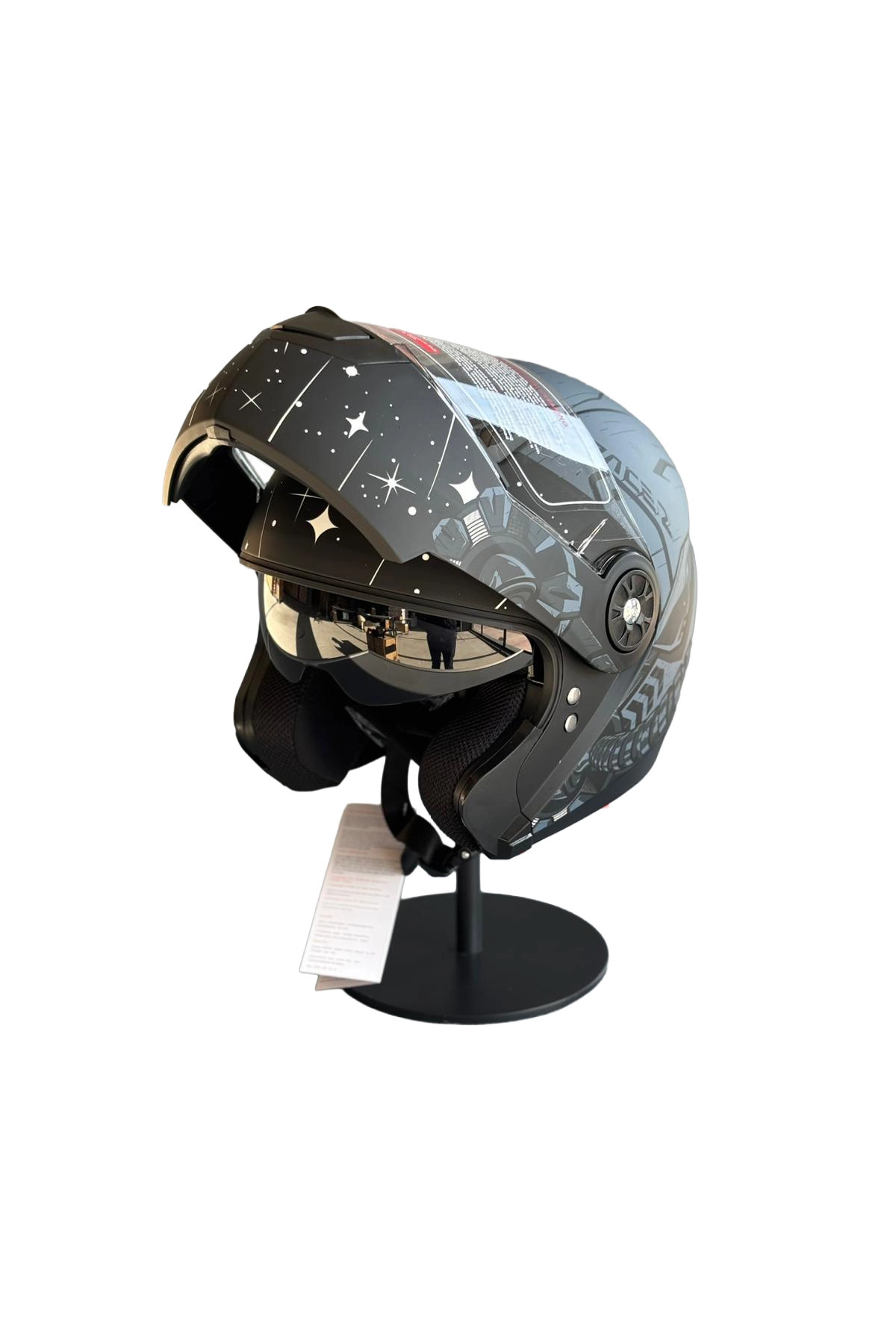 115 Güneş Vizörlü Çene Açılır Kask Z2 GREY