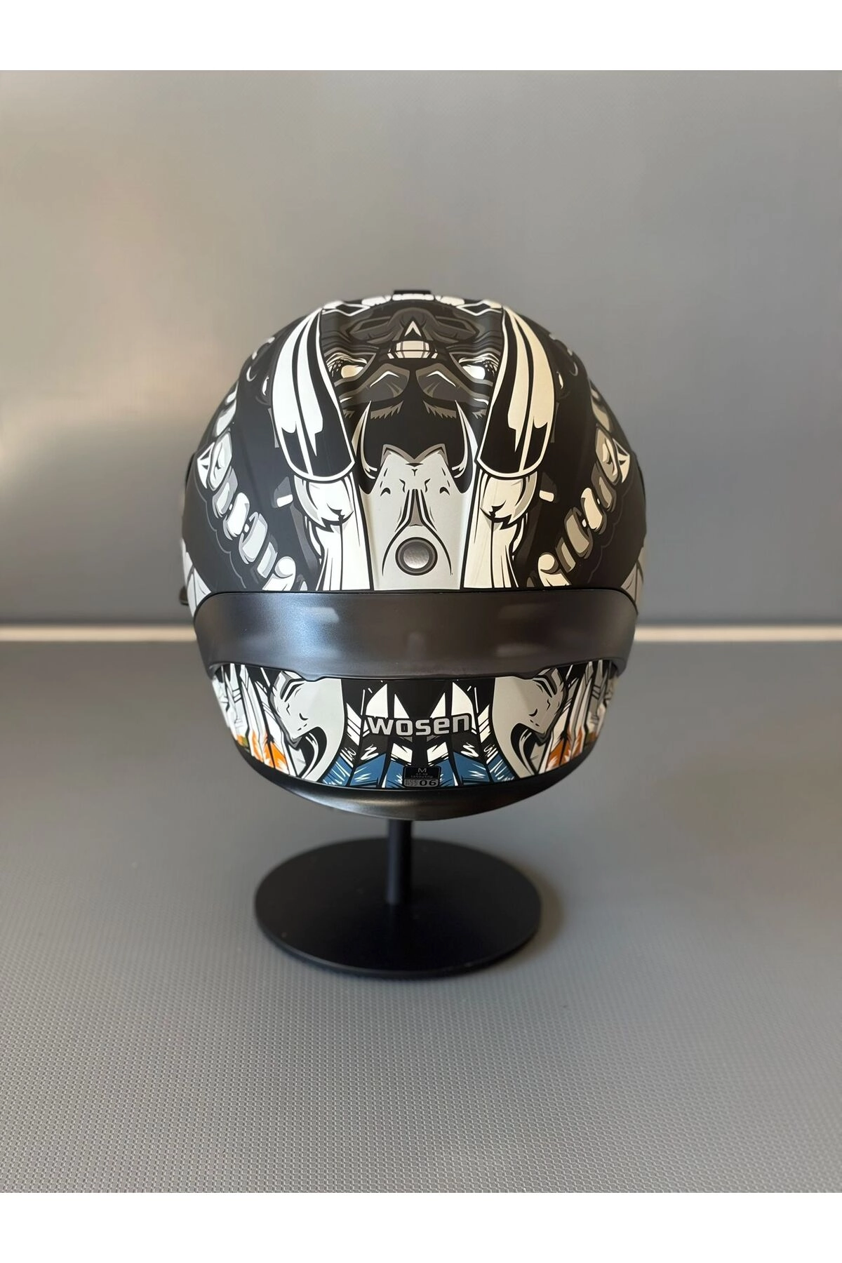 resimler/genel/Ws-202 Güneş Vizörlü Çene Açılır Kask MBLACK M1 (Renkli Vizörlü)