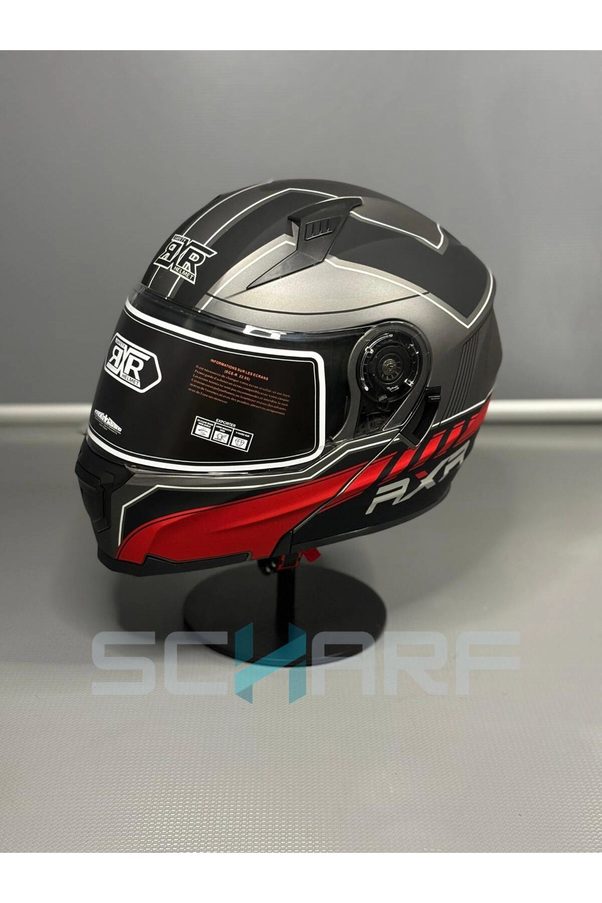 resimler/genel/RXR HELMETS JK-908 Güneş Vizörlü Çene Açılır Kask
