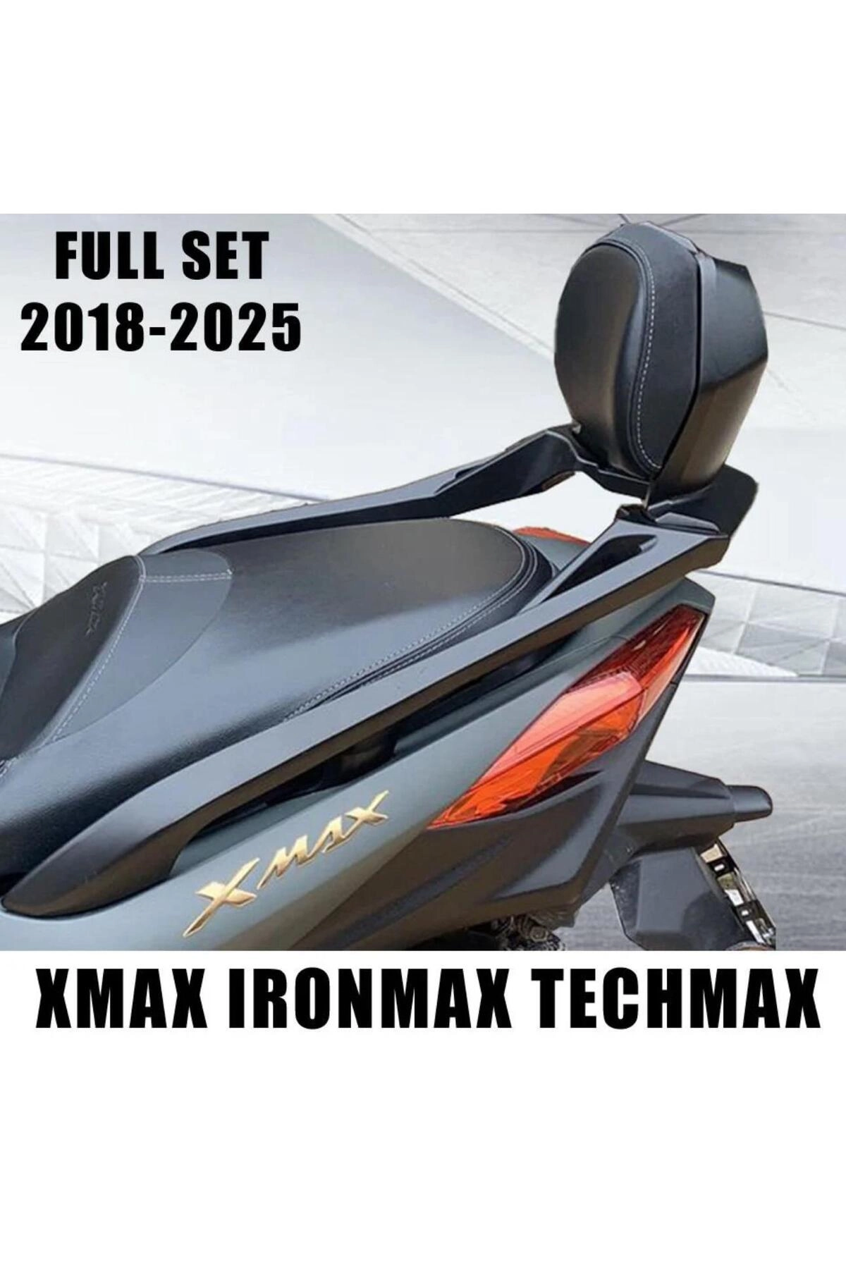 resimler/genel/Yamaha XMAX-TECHMAX 2017-2025 Uyumlu Sissy Bar Çanta Demiri