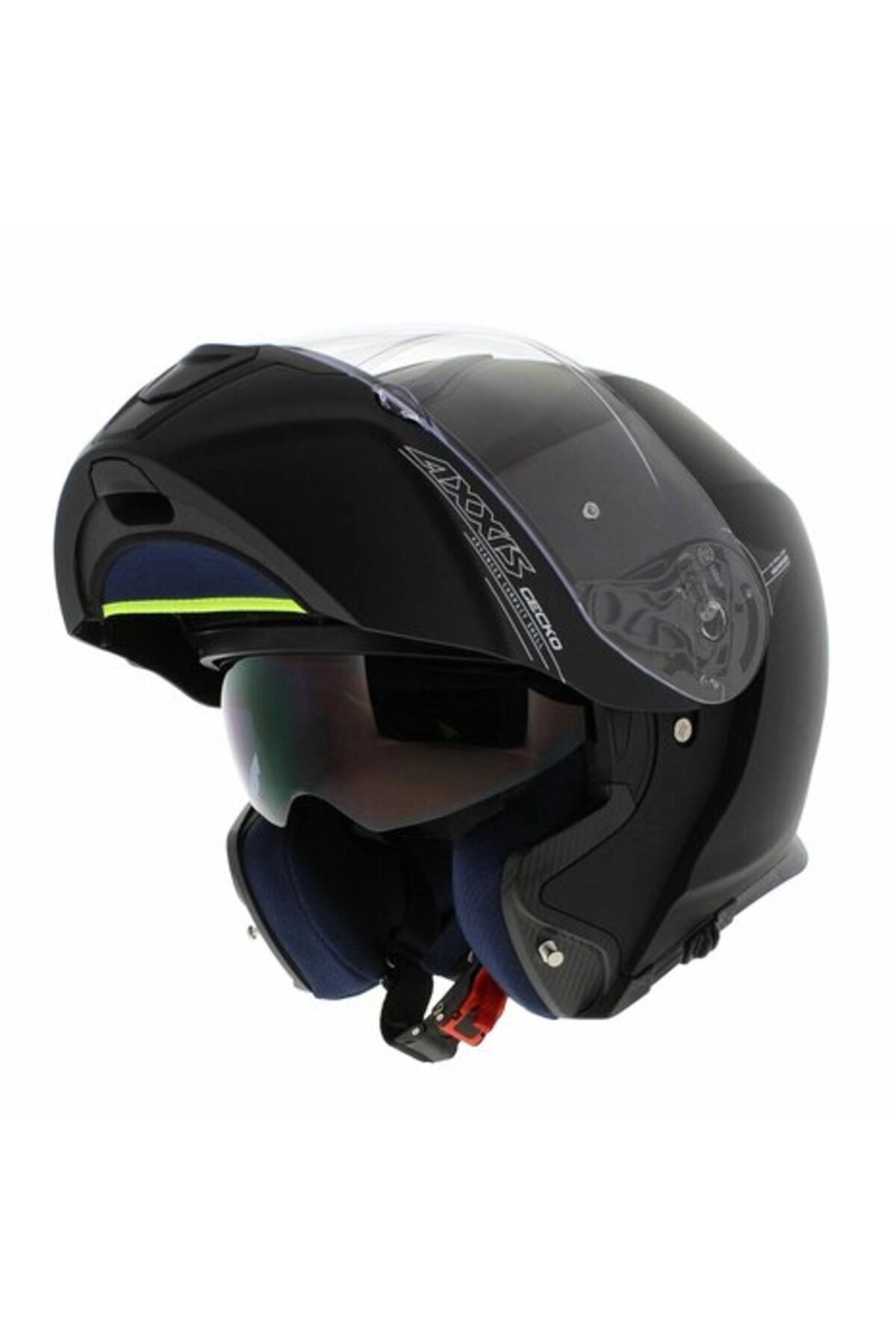 Axxıs Gecko Sv A1 Çene Açılır Motosiklet Kask Mat Siyah L
