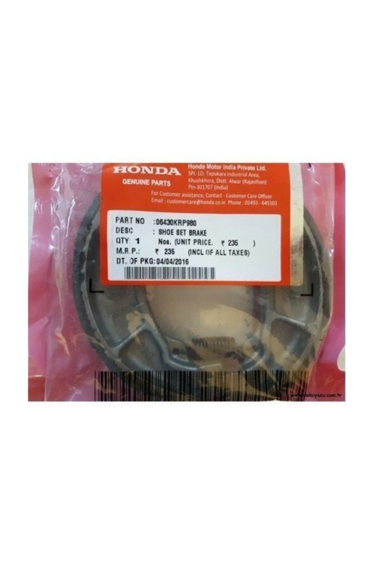 Pcx 125 - 150 / Actıva / Beat / Spacy / Spacy Alpha / Fızy Arka Fren Balatası