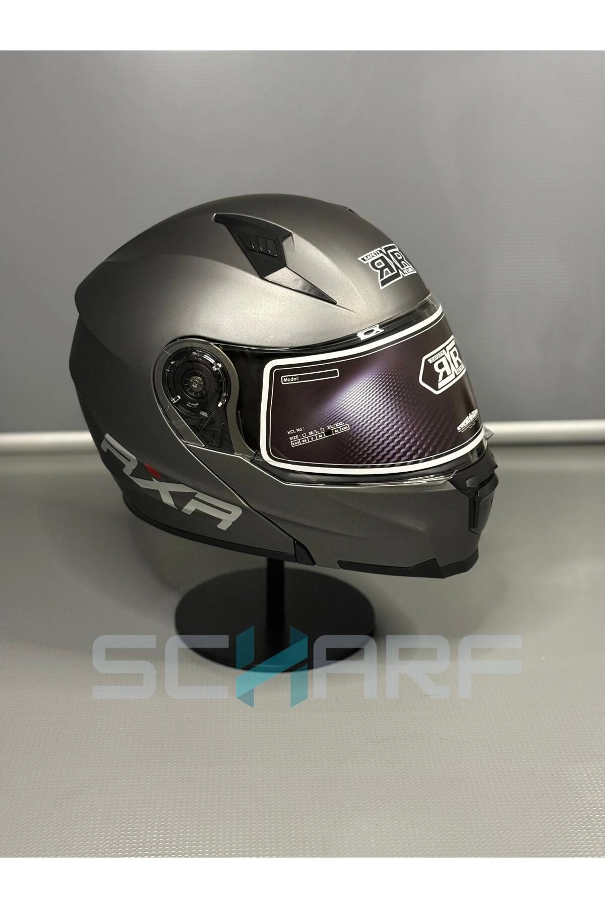 RXR HELMETS JK-908 Güneş Vizörlü Çene Açılır Kask
