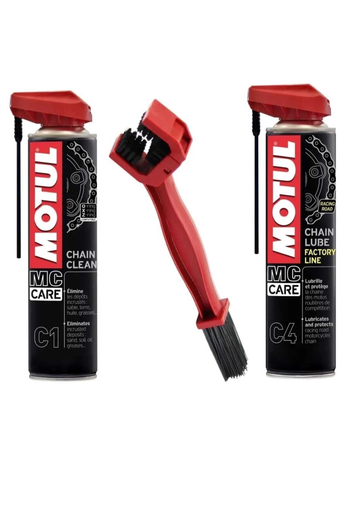 C1 & MOTUL C4 Zincir Temizleme Fırçası Hediye