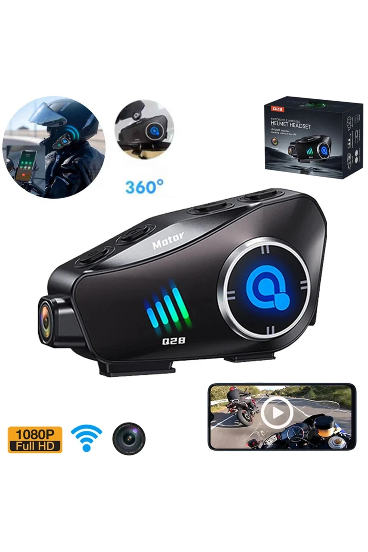 Q28 1080p FHD Kameralı Video/Fotoğraf Özellikli 