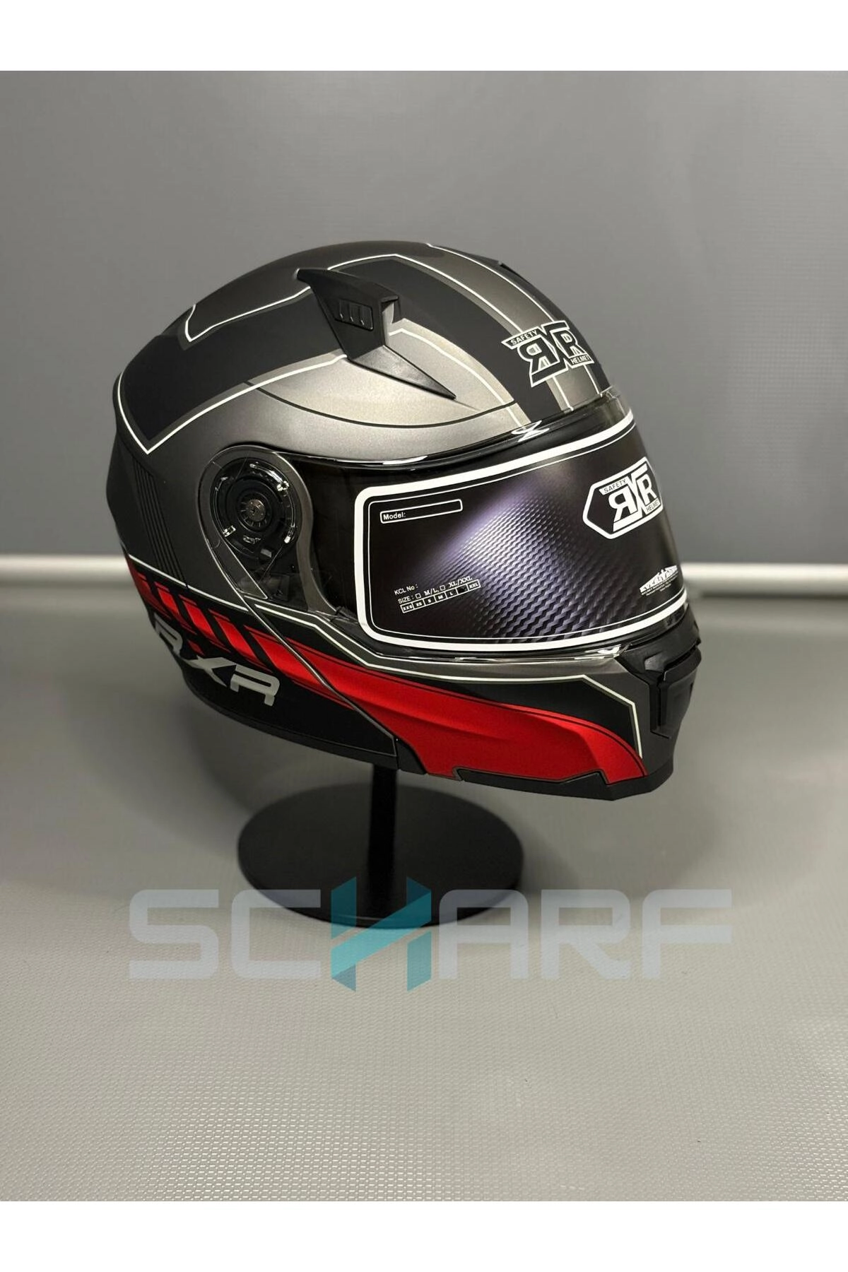 RXR HELMETS JK-908 Güneş Vizörlü Çene Açılır Kask