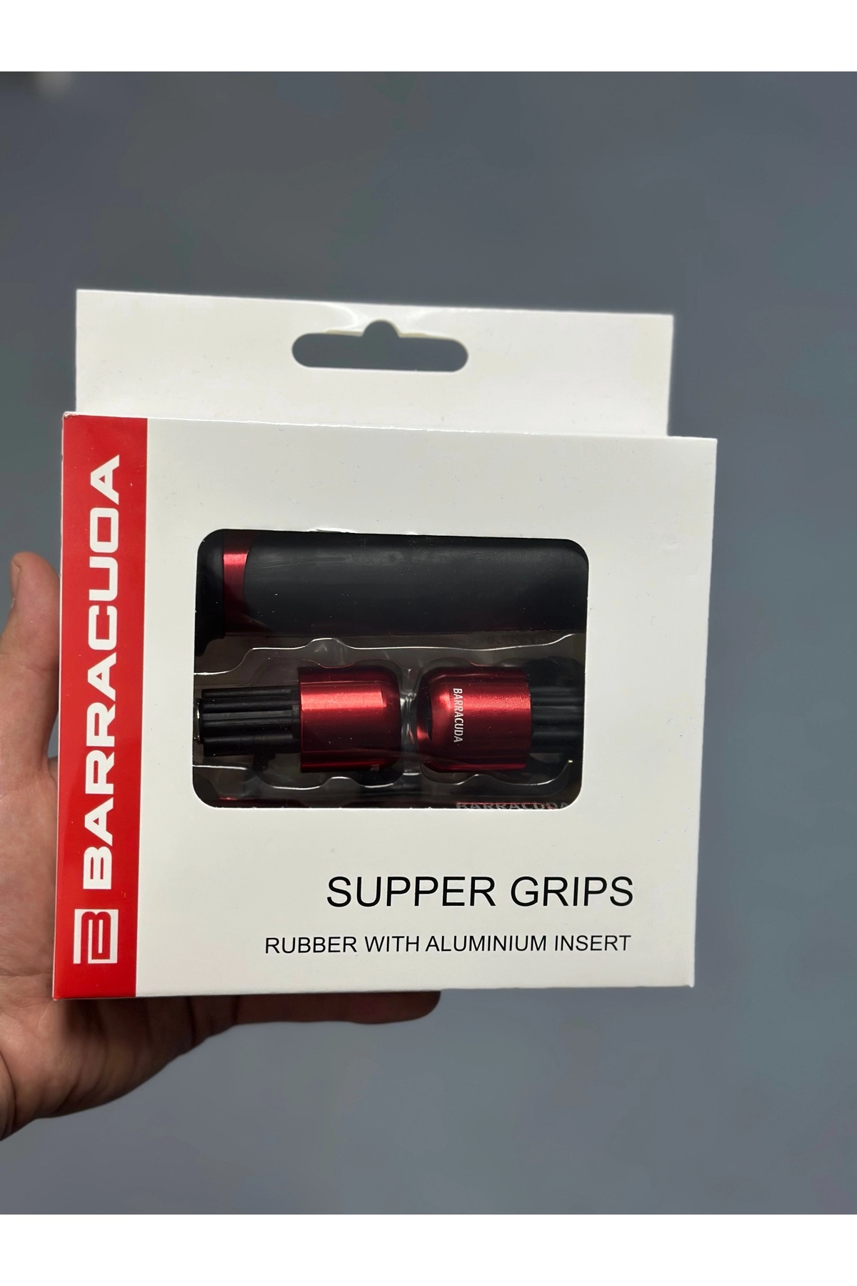 BARRACUDA DENGE TOPUZLU KALİTELİ ELCİK KIRMIZI / RACİNG NAKED UYUMLU R25 MT25 PULSAR NS200 RS200