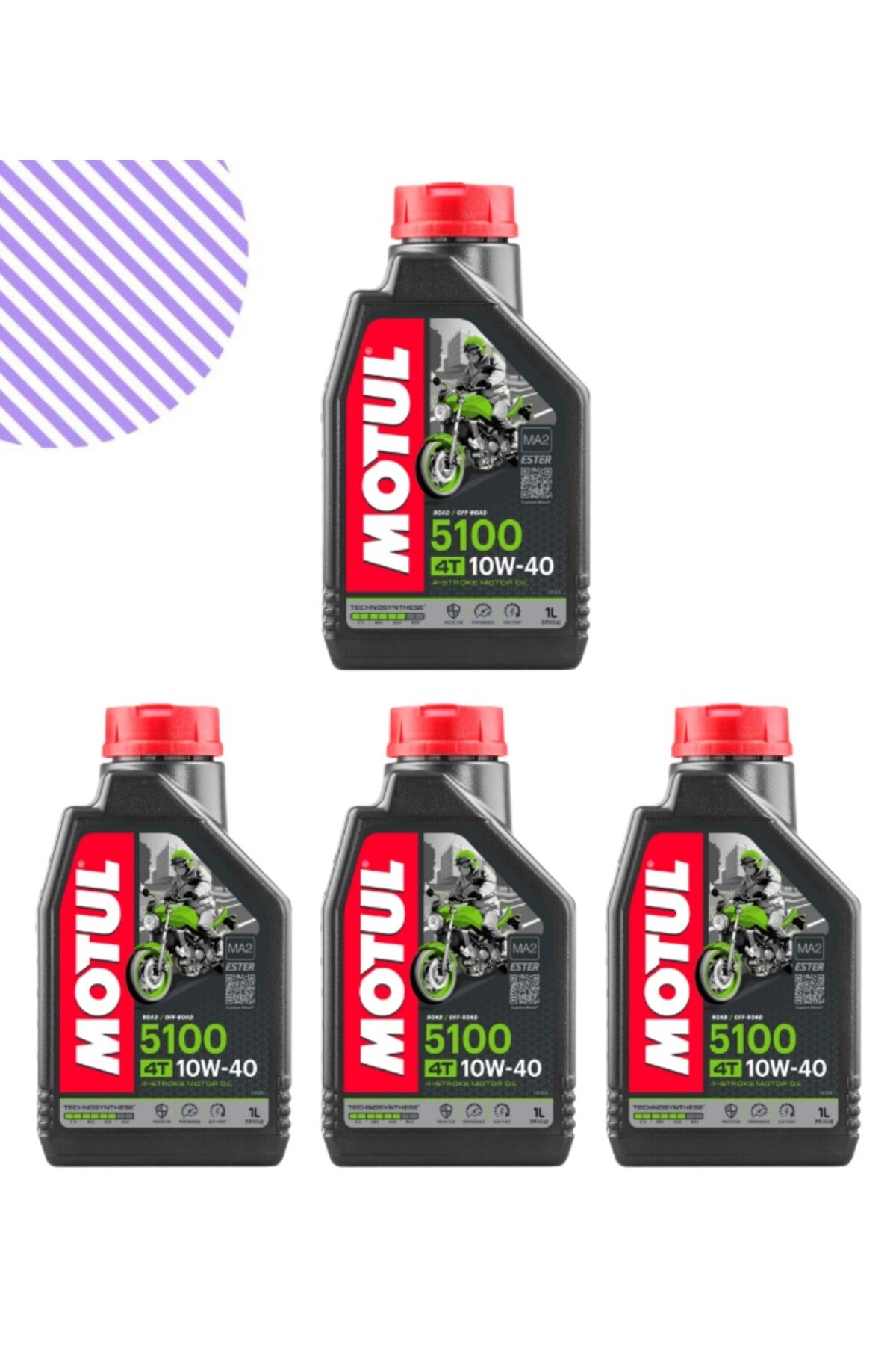 5100 10w40 Motorsiklet Yağı 4 Litre
