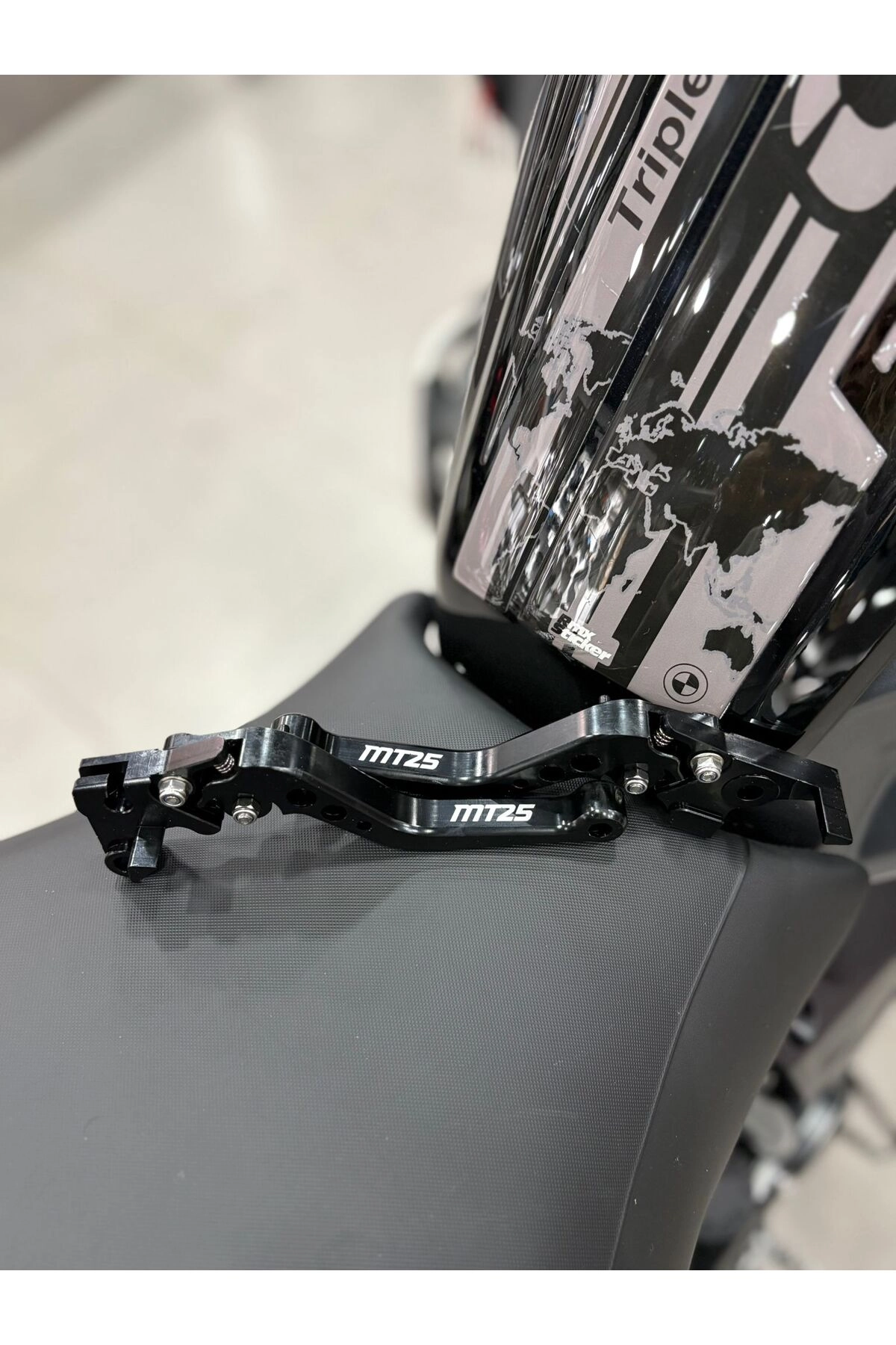 Yamaha MT25 Ayarlanbilir Spor Manet Siyah