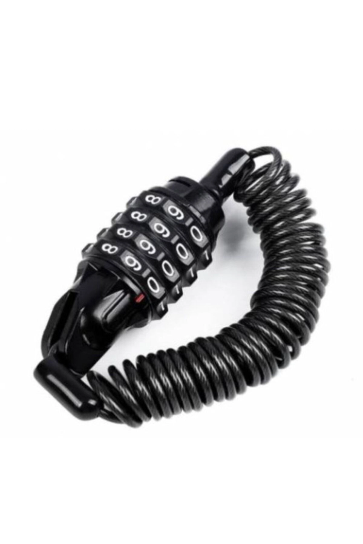 Mini Kask Kilidi 4 Haneli Åifre Bisiklet Için Uyumlu