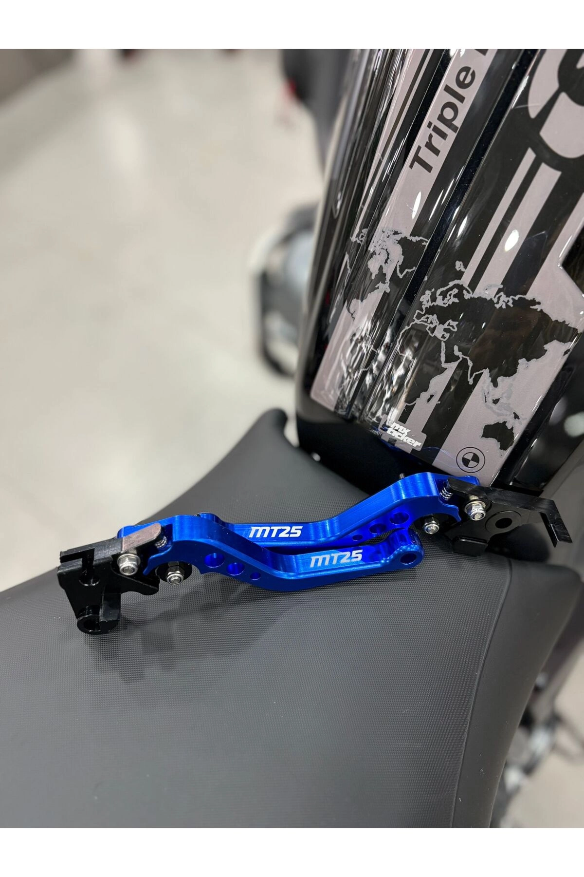 Yamaha MT25 Ayarlanabilir Spor Manet Mavi