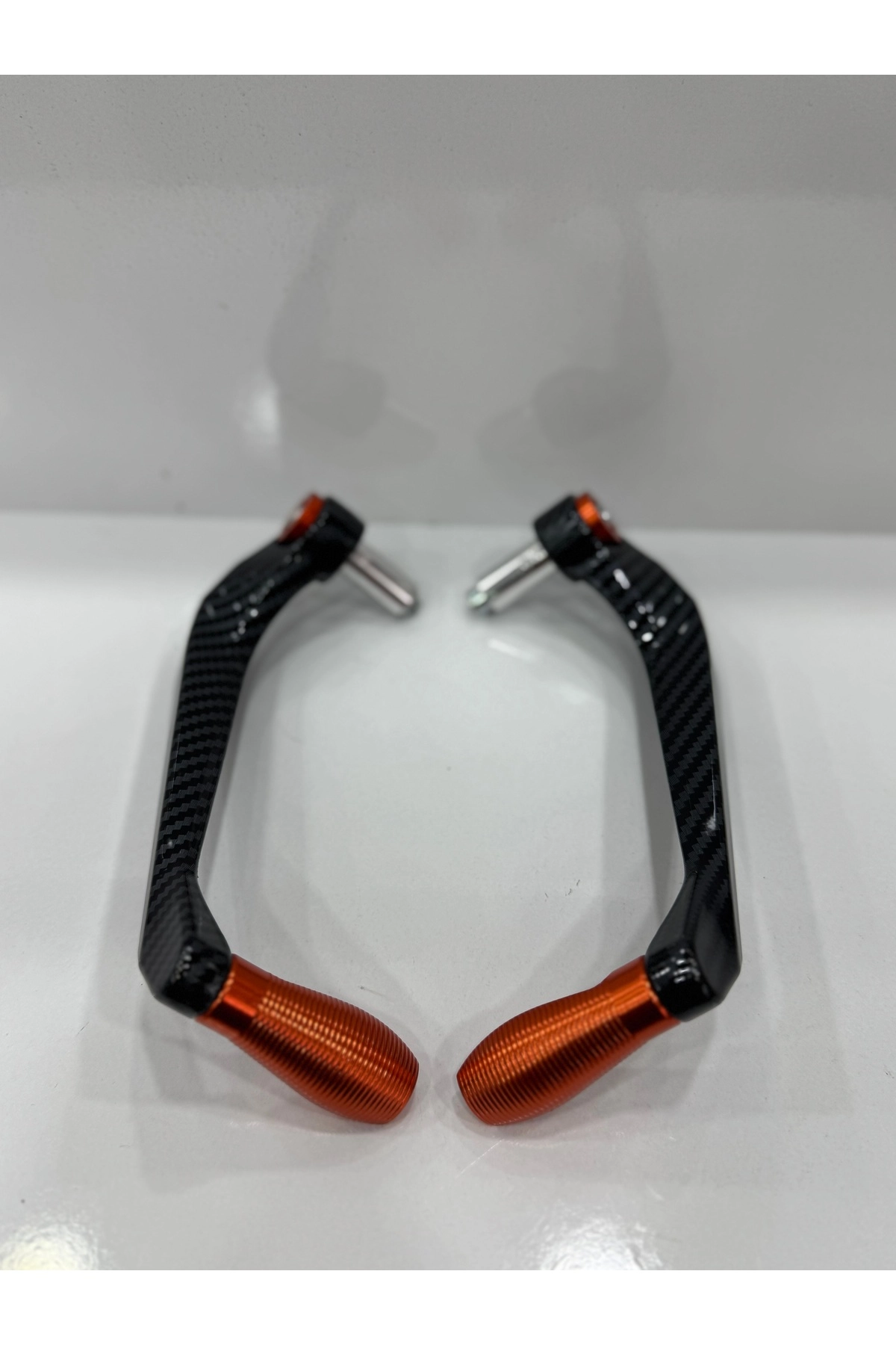 Motosiklet Manet Koruma Üniversal- Carbon Turuncu