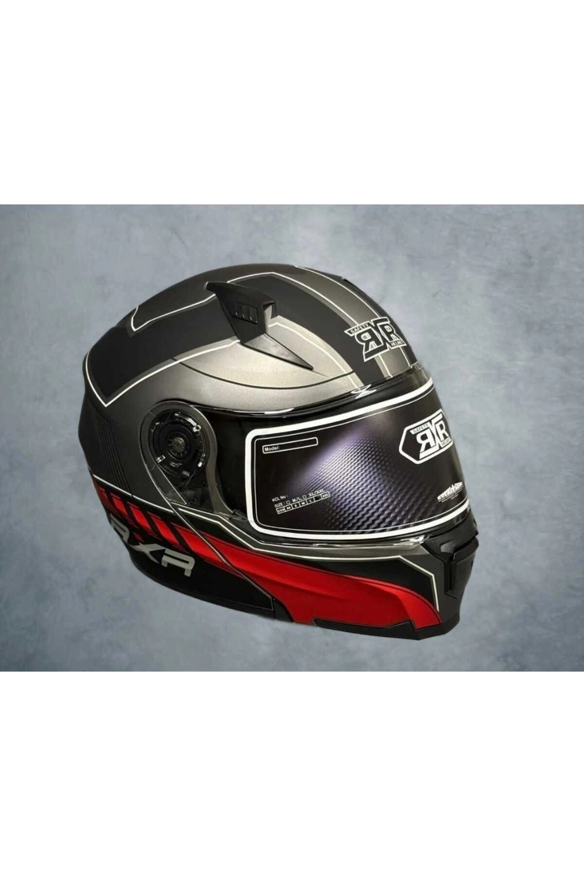 RXR HELMETS GÜNEÅ VİZÖRLÜ ÇENE AÇILIR KASK