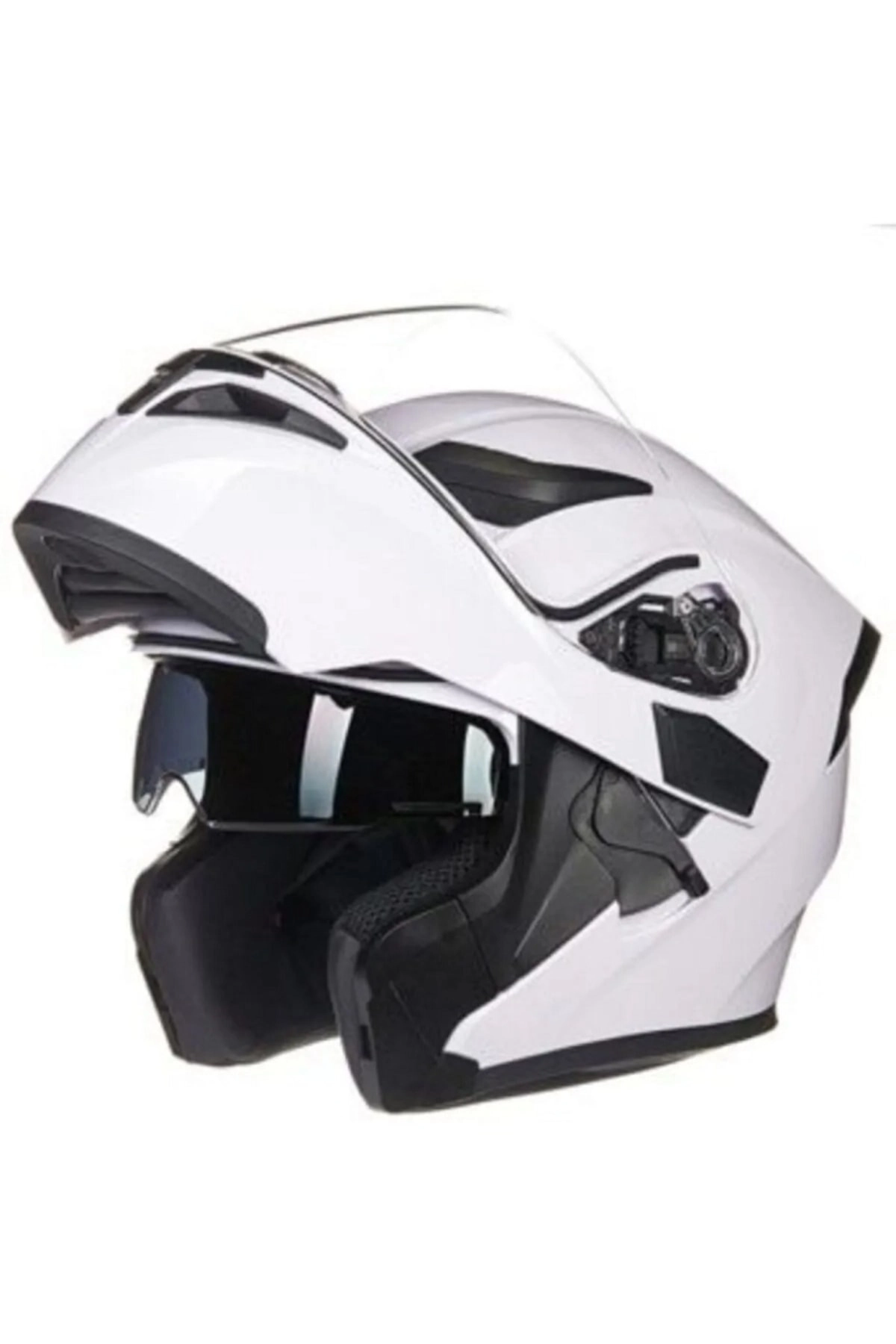 Jk 902 White Çene Açılır Motosiklet Kaskı